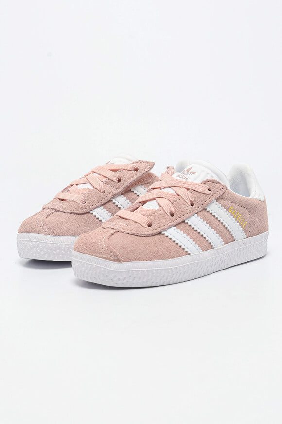 Adidas Originals Gazelle CF Baby Sneaker - Icey Pink + Cloud White + Gold Metallic EU23