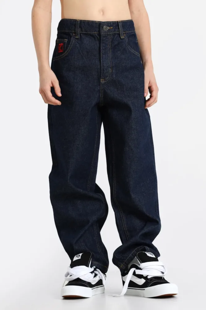 Karl Kani Baggy Fit Jeans - Rinsed Blue 164 Kids
