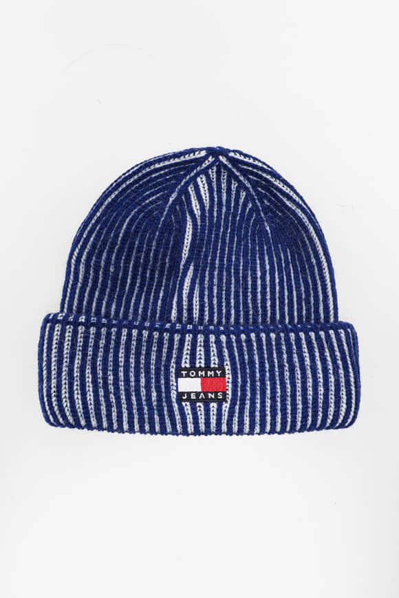 Tommy Jeans Heritage Beanie - Bright Blue Einheitsgroesse Damen