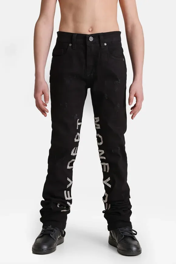 FWRD Denim Stacked Jeans - Jet Black 8 Kids
