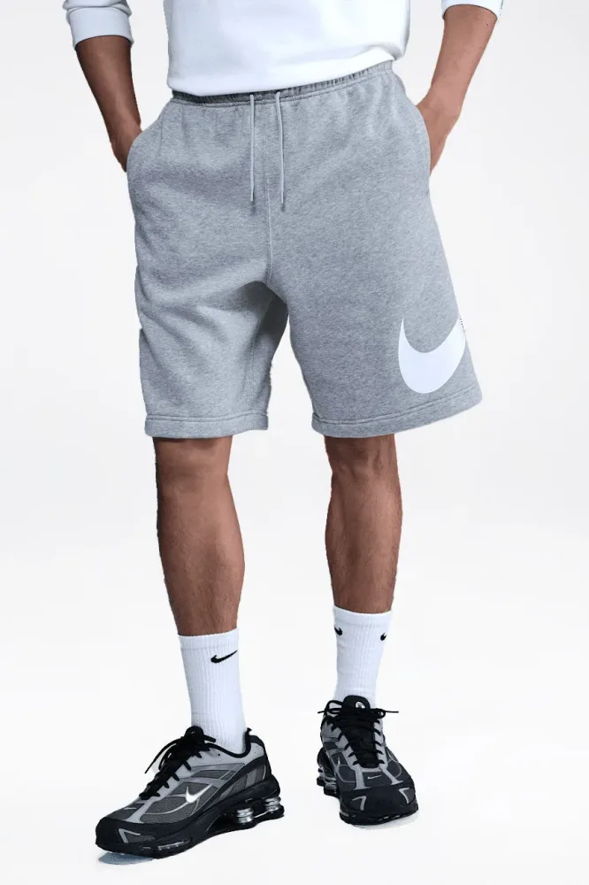 Nike Club Fleece Sweatshorts - Grey Heather XS Herren