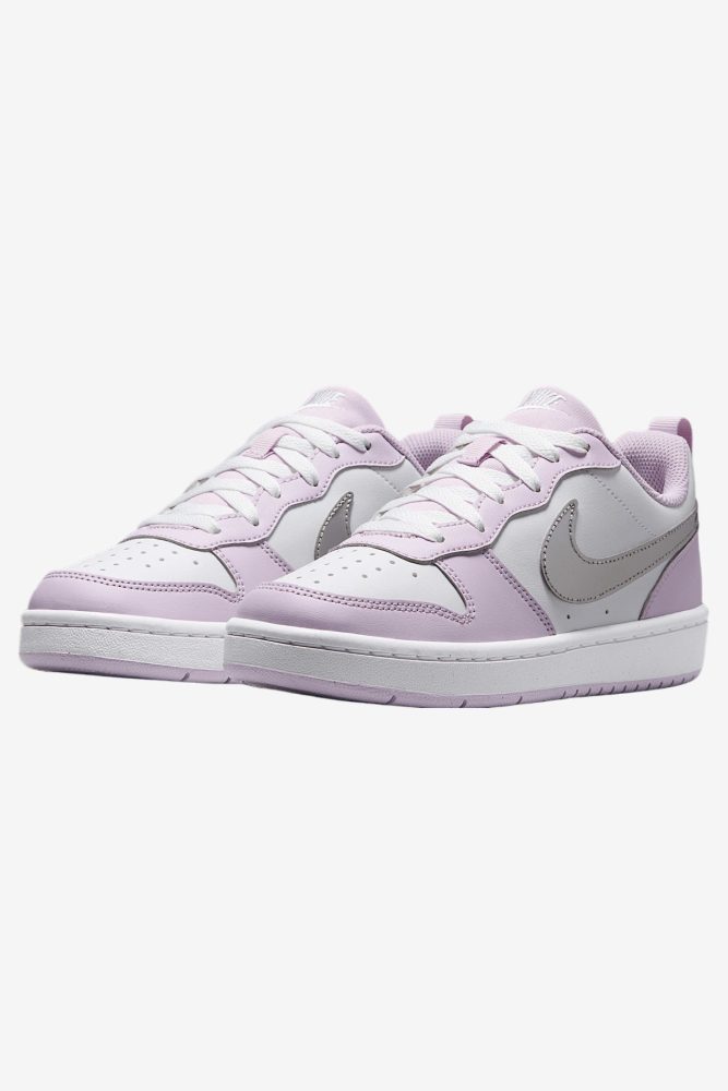 Nike Court Borough Recraft Sneaker - Doll + Metallic Silver + White EU36.5 Kids