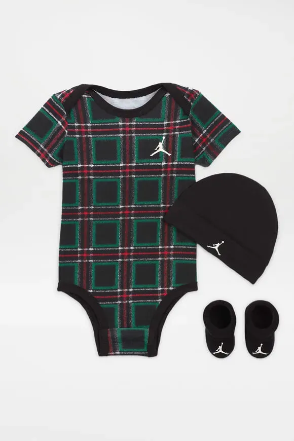 Jordan Baby-Set - Black + Green + Red 0m
