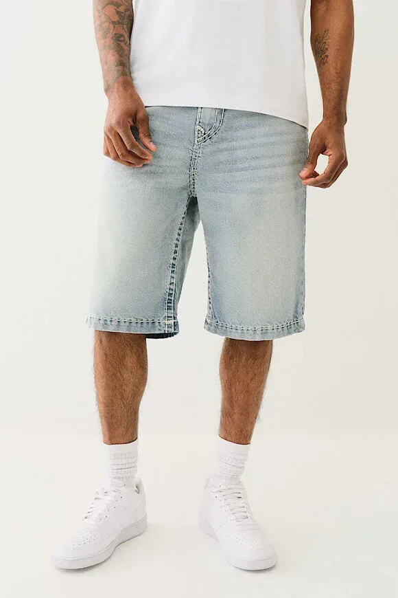 True Religion Vinny Jeansshorts - Light Wash Blue 28 Herren