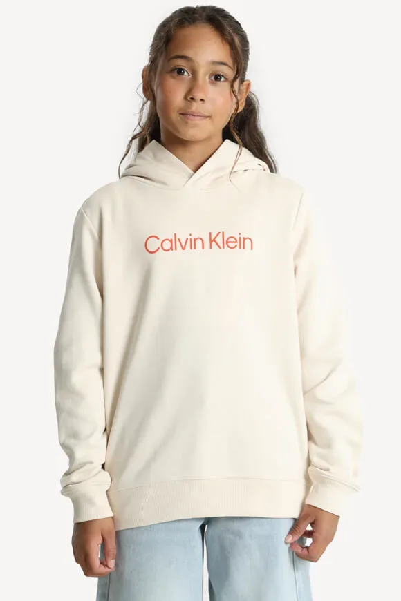 Calvin Klein Jeans Terry Kapuzensweatshirt - Whitecap Gray 14 Kids