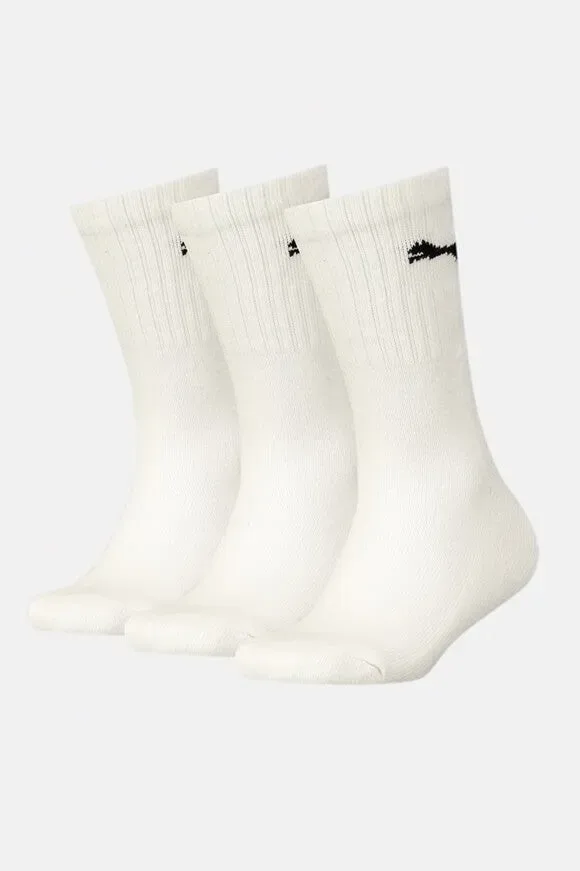 Puma Dreierpack Socken - White EU31-34 Kids