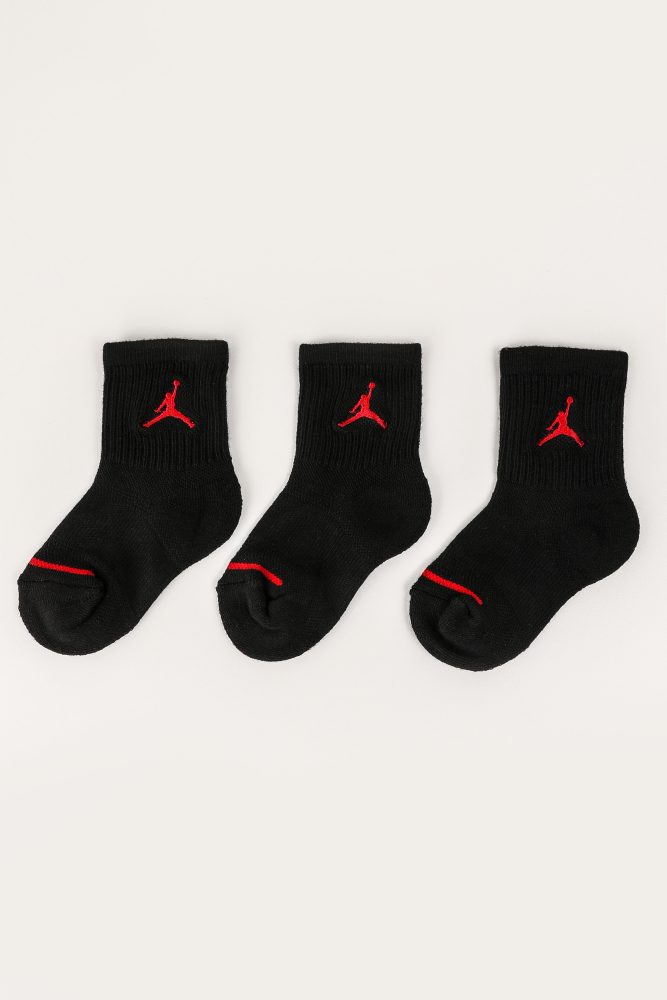 Jordan Dreierpack Socken - Schwarz EU27-35
