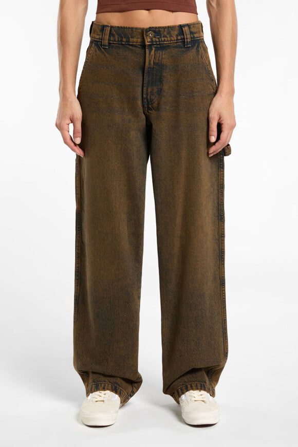 Dickies Stevensville Carpenter Jeans - Indigo Brown 25 Damen