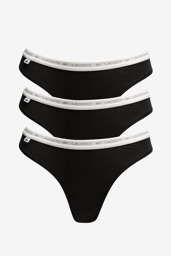 Lacoste - Triopack, Slips, für Damen, Black, Größe S