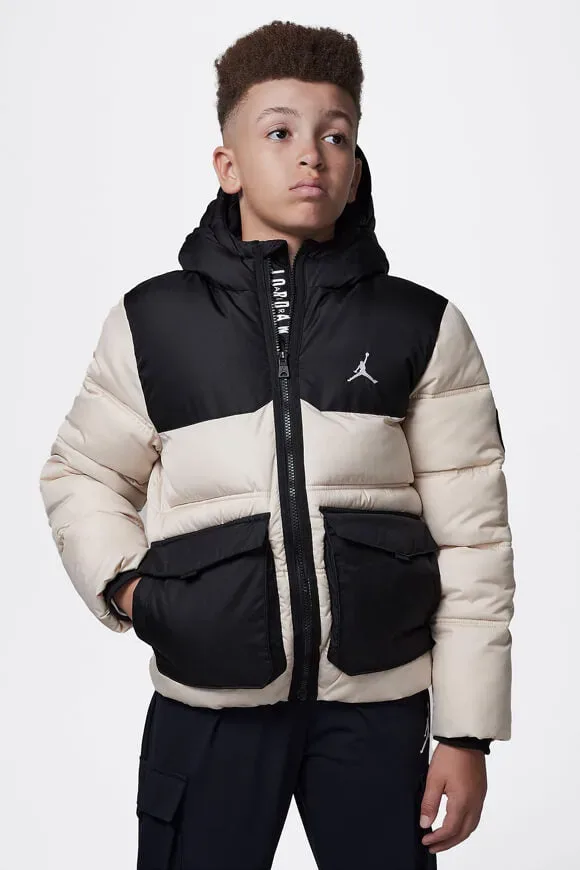 Jordan Pufferjacke - Legend Light Brown S Kids