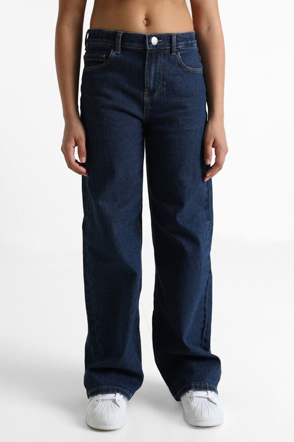 Vero Moda Wide Leg Jeans - Dark Blue Denim 140 Kids