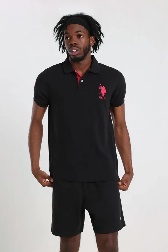 U.S. Polo Assn. Kory Poloshirt - Black M Herren