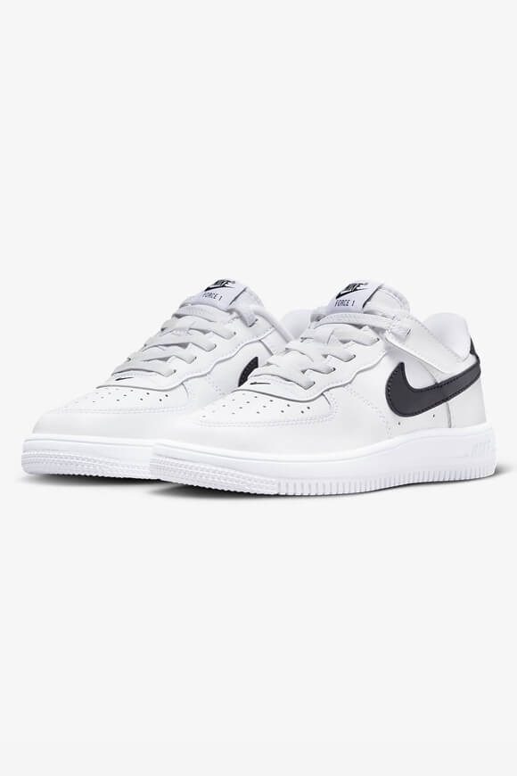 Nike Air Force 1 EasyOn Kids Sneaker - White + Black EU33.5