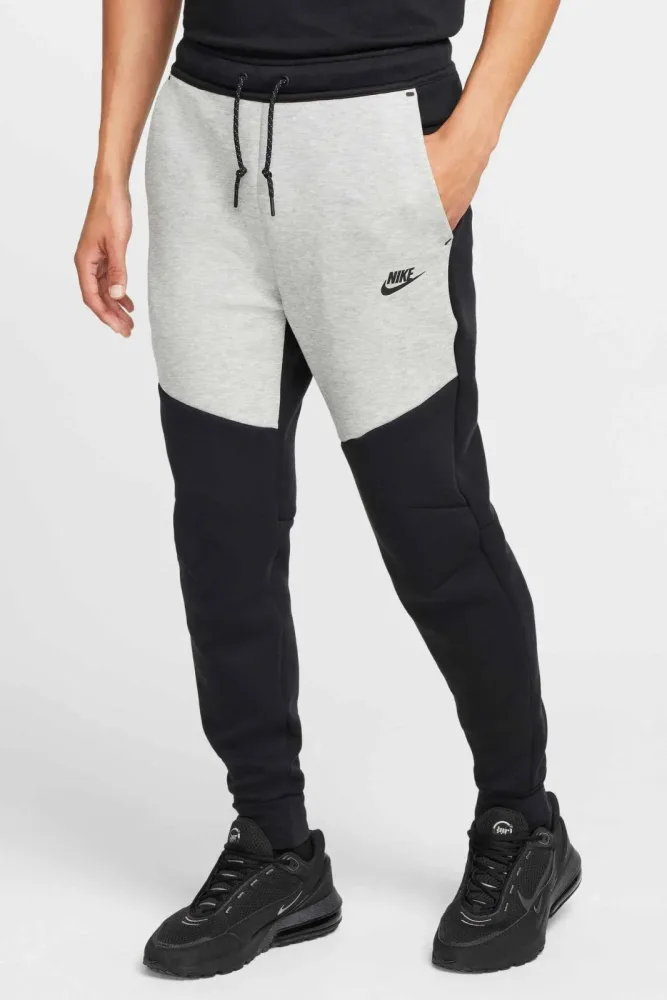 Nike Sportswear Tech Fleece Sweathose - Black + Heather Grey M Herren
