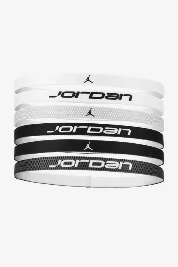 Nike - Haarband, Jordan Elastic Sport Headbands 6 Pk Printed, One Size, Black