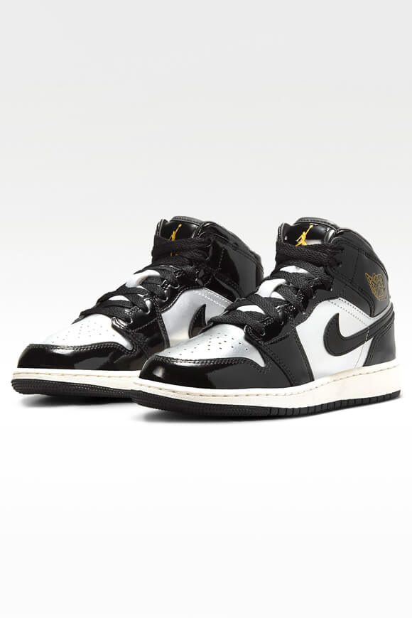 Jordan Air Jordan 1 Sneaker - Black + Metallic Silver + Metallic Gold EU36 Kids