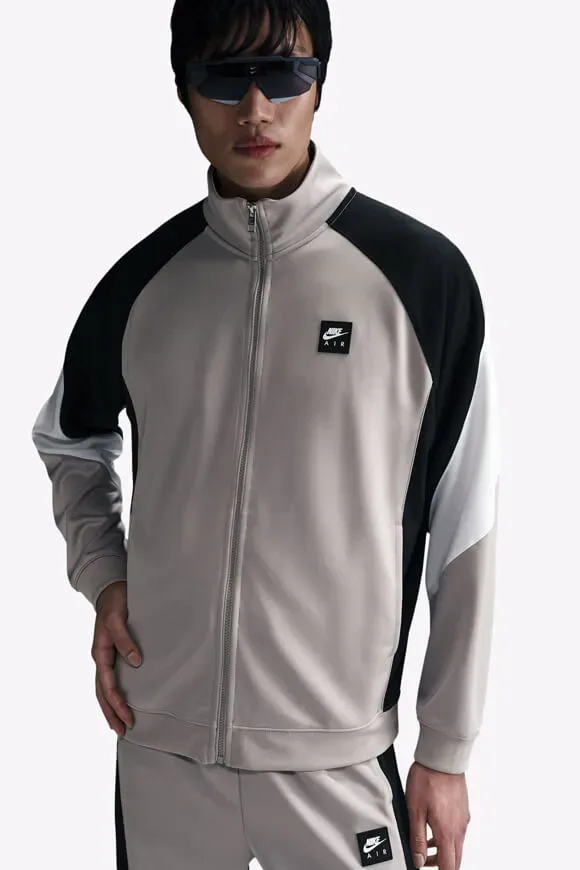 Nike Air Oversize Trainingsjacke - College Grey + Black + White M Herren