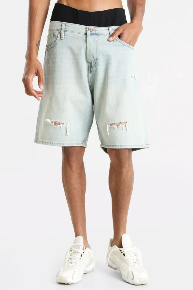 Jack & Jones JJITONY JJCOOPER Jeansshorts - Blue Denim XS Herren