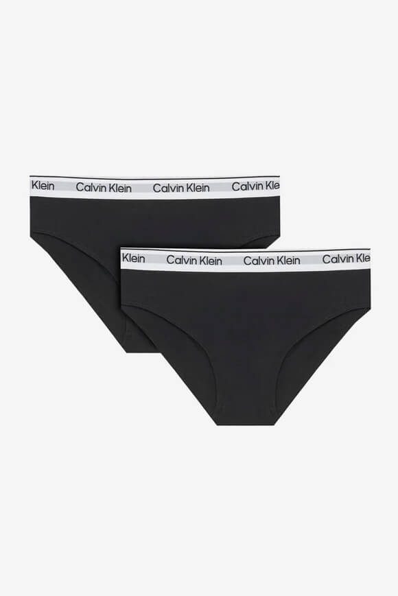Calvin Klein Underwear Doppelpack Slips - Black 14/16 Kids