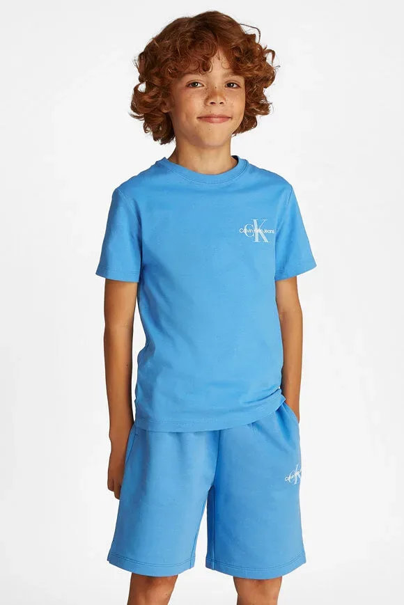Calvin Klein Jeans Monologo t-shirt - Mesmerizing Blue 16 Kids