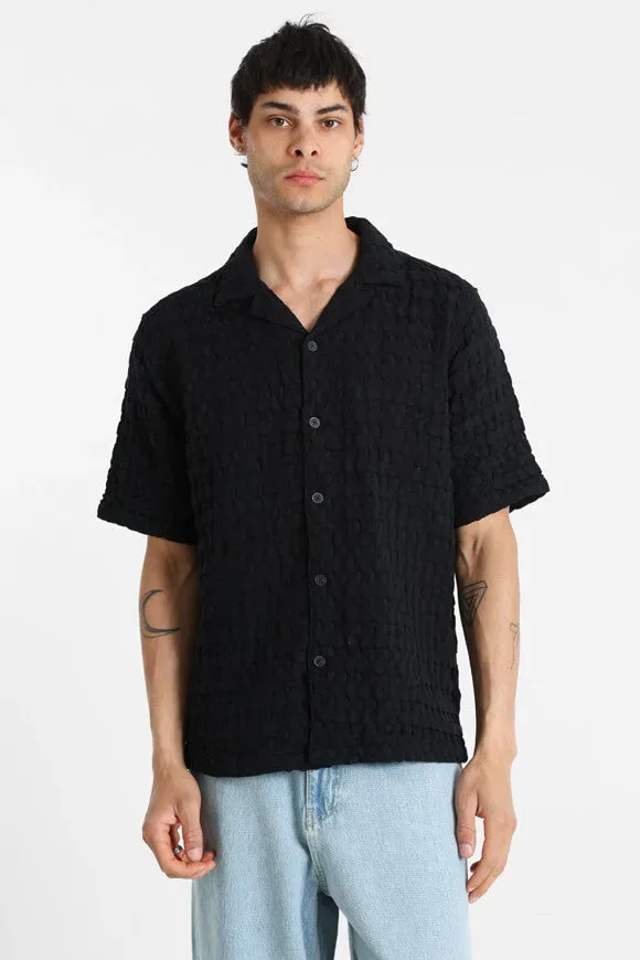 Only & Sons ONSBRADDOCK strukturiertes Hemd - Jet Black M Herren