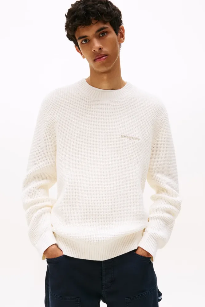 Tommy Jeans - Pullover, für Herren, Creme, Größe L
