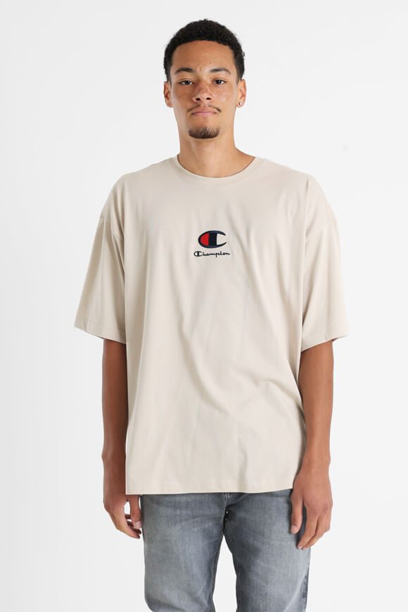 Champion T-Shirt - Sand M Herren