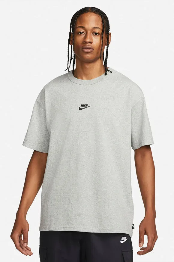 Nike Premium Essentials Oversize T-Shirt - Light Grey Heather M Herren