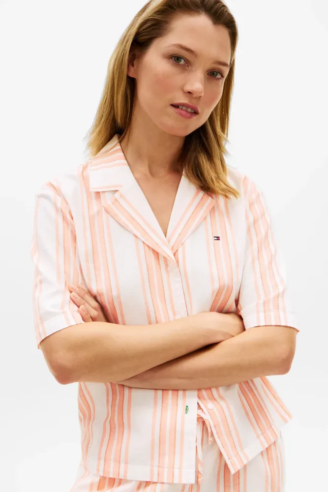 Tommy Hilfiger Underwear Shorty Set, 2 Pyjama-Set aus Leinenmix mit
