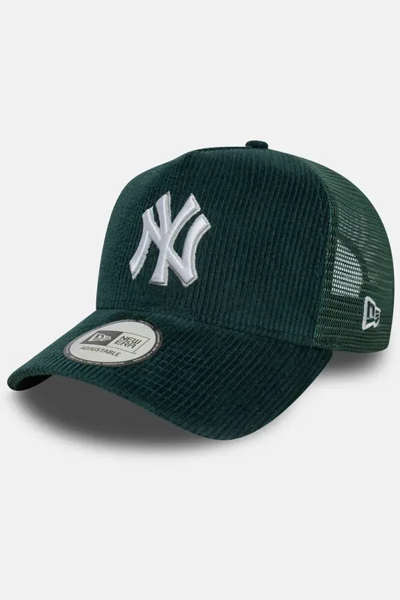 New Era Cord Trucker Cap / Snapback - Dark Green Einheitsgroesse Herren