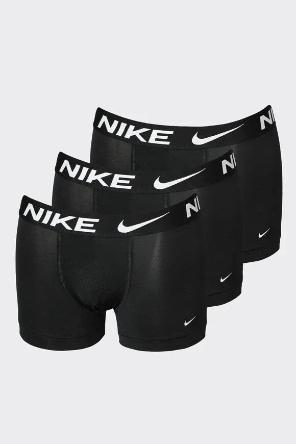 Nike Dreierpack Boxershorts - Schwarz + Weiss S Herren