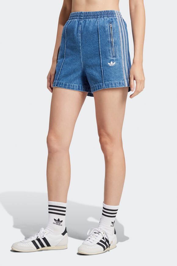 Adidas Originals Adicolor Firebird Jeansshorts - Indigo Denim XS Damen