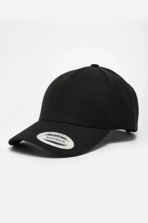 Yupoong Snapback Cap - Schwarz Einheitsgroesse Damen