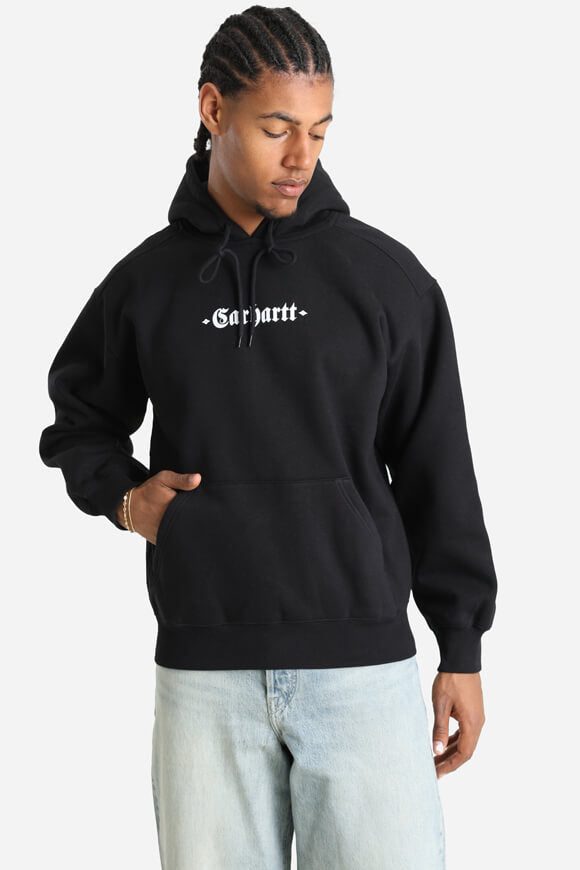 Carhartt WIP Greatest Hits Kapuzensweatshirt - Black + White L Herren