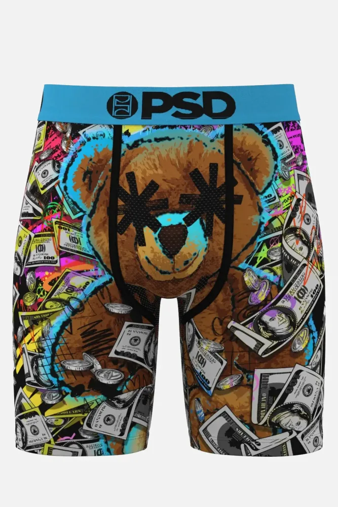 PSD Underwear Money Hype Boxershorts - Blue + Multicolor L Herren