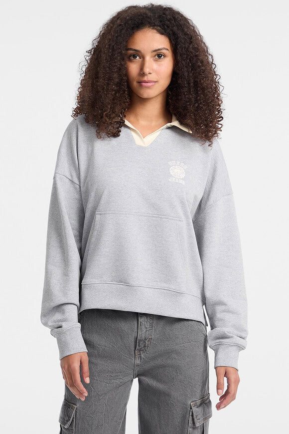 Guess Jeans Oversize Sweatshirt - Grey Heather S Damen