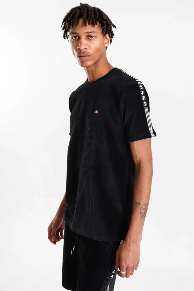 Ellesse Madori Cord T-Shirt - Black M Herren