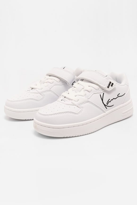 Karl Kani 89 Logo Kids Sneaker - White + Black EU29+