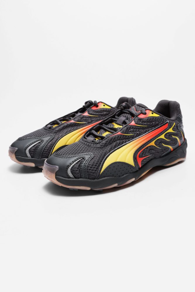 Puma Inhale Sneaker - Dusky Gray + Pelé Yellow EU36 Kids