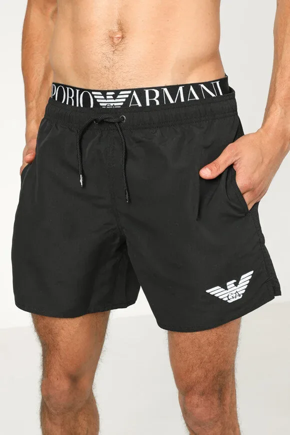 Emporio Armani Badeshorts - Schwarz M Herren