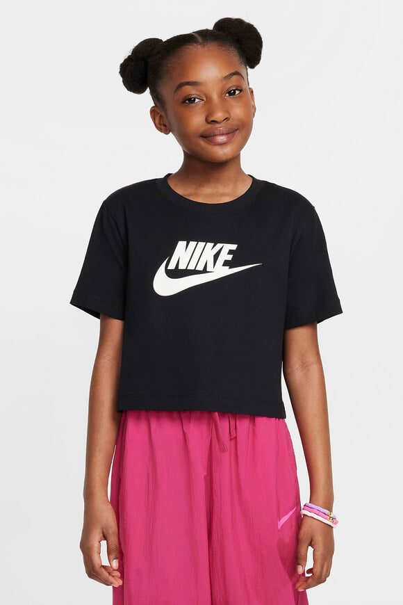 Nike Crop T-Shirt - Black L Kids