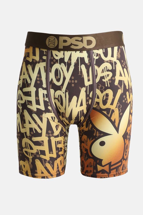 PSD Underwear Boxershorts - Brown + Gold L Herren