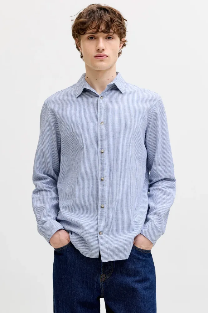 Jack & Jones JJESUMMER Leinenhemd - Infinity M Herren