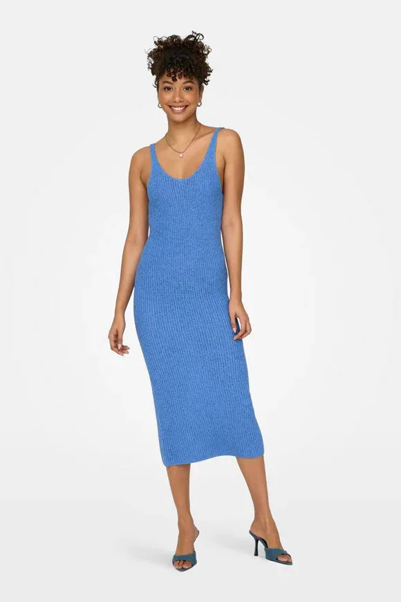Only Sunny Strick-Midikleid - Azure Blue S Damen