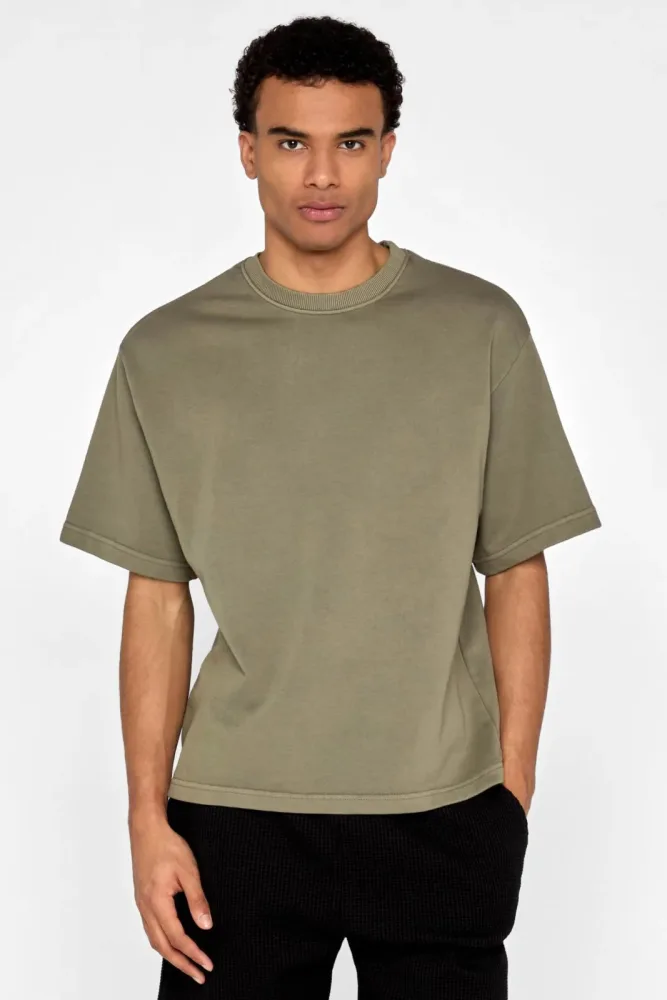 Urban Classics Sweat T-Shirt - Paleolive S Herren