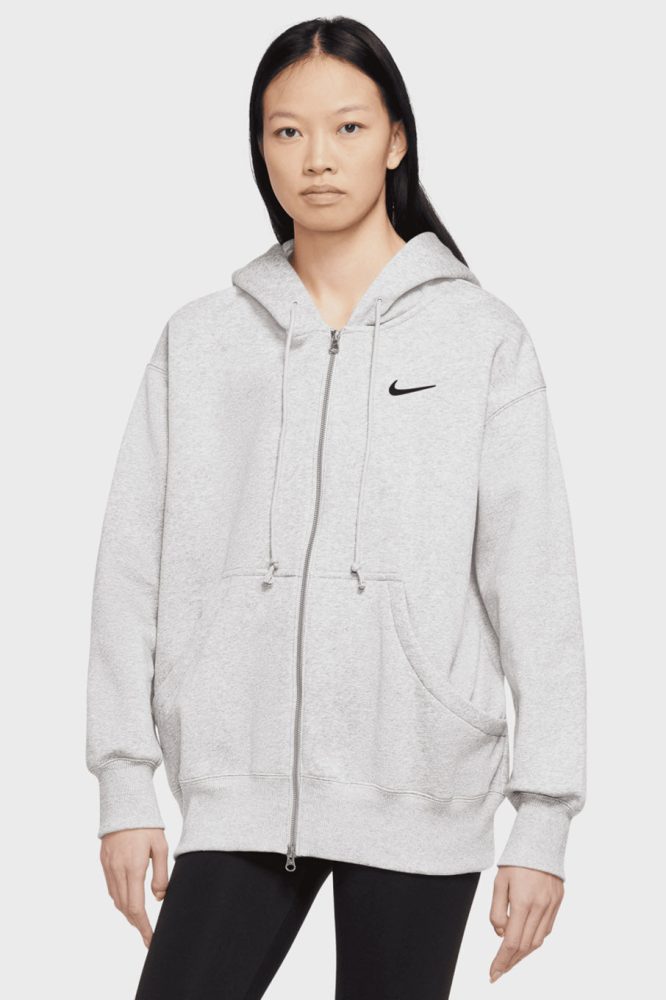Nike Sportswear Phoenix Fleece Oversize Kapuzensweatjacke - Birch Heather M Damen
