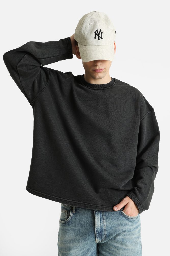 Redefined Rebel RRSAGE Oversize Sweatshirt - Black M Herren