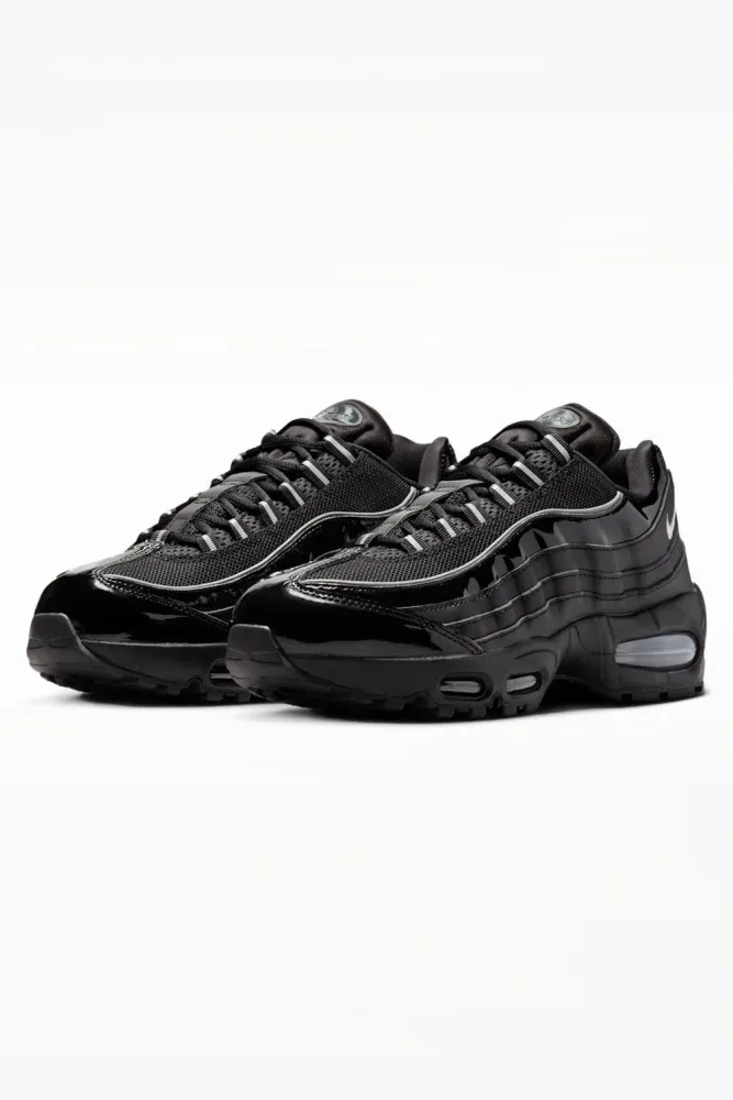 Nike Air Max 95 Big Bubble Sneaker - Black + Metallic Silver EU38 Damen