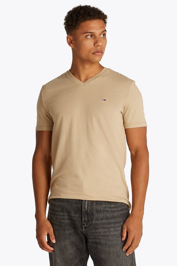 Tommy Jeans Jaspe 2.0 T-Shirt - Relic Tan Heather M Herren