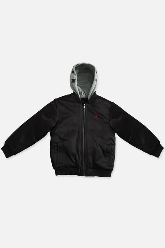 Jordan Wattierte Bomberjacke - Black M Kids